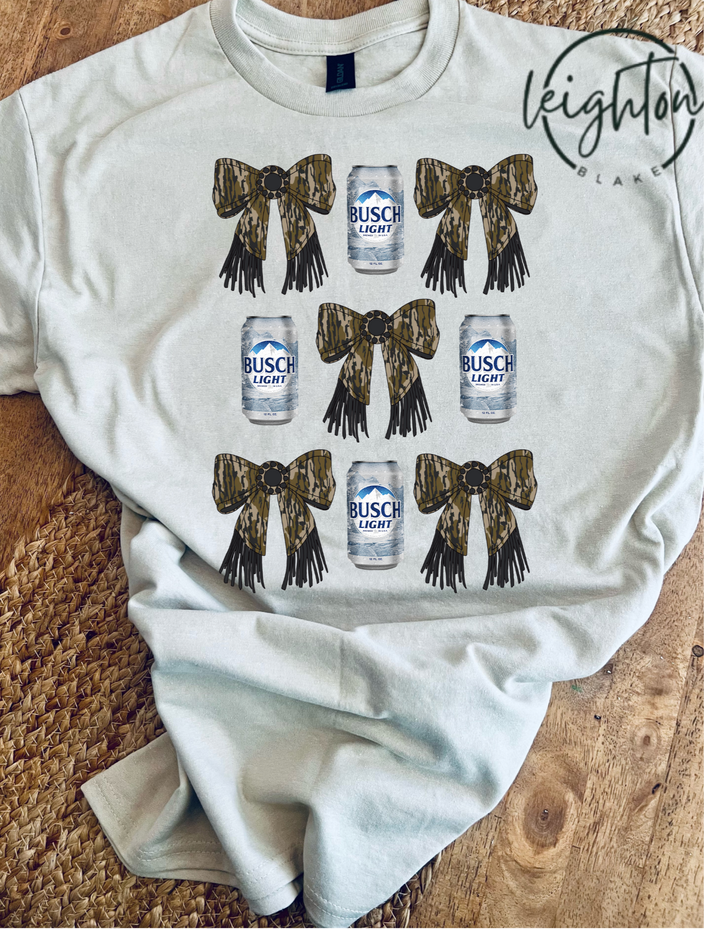 Busch Light Camo Bow Tee
