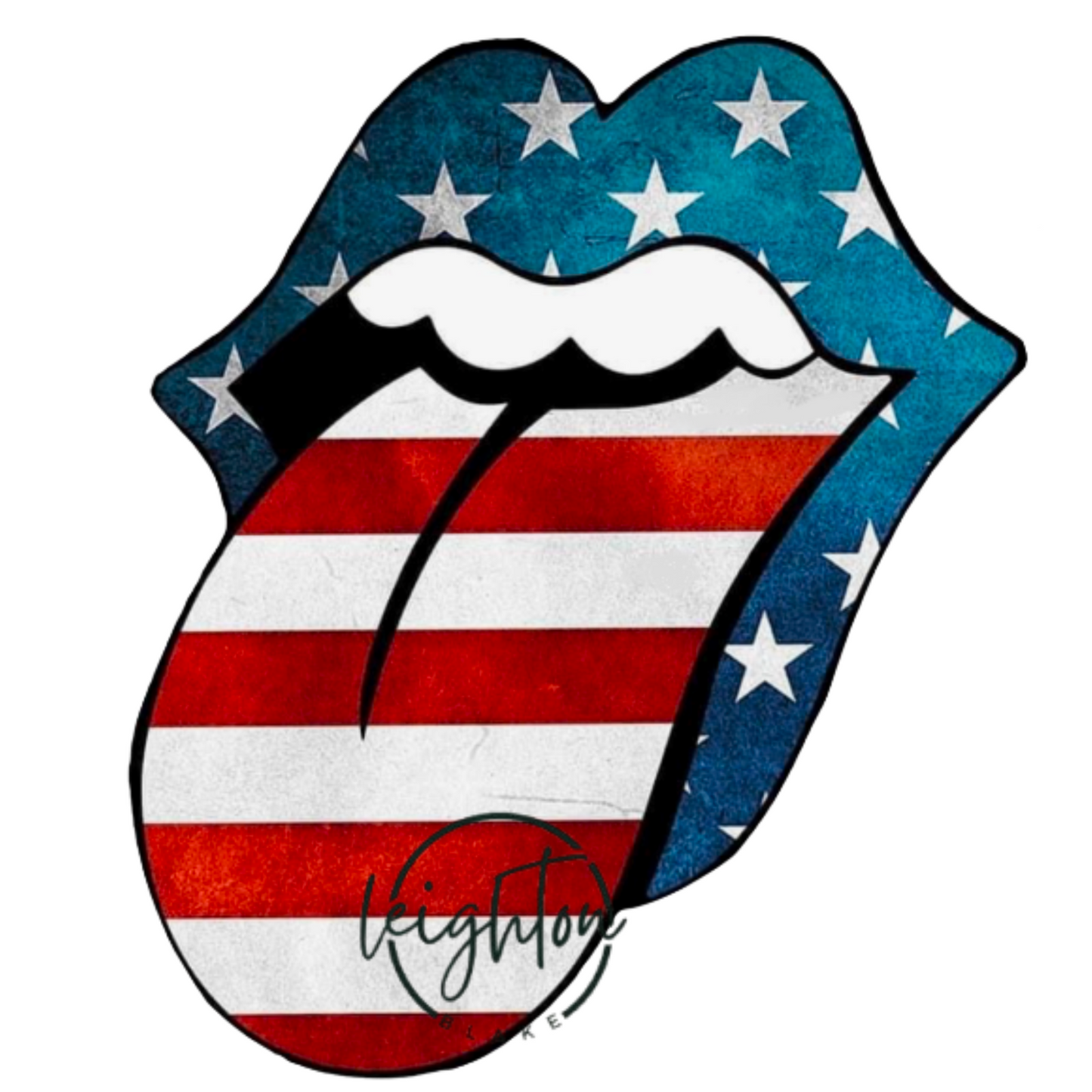 Patriotic Mouth PNG