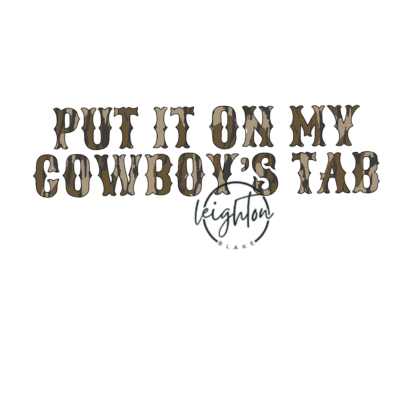 Put it on my Cowboys Tab PNG