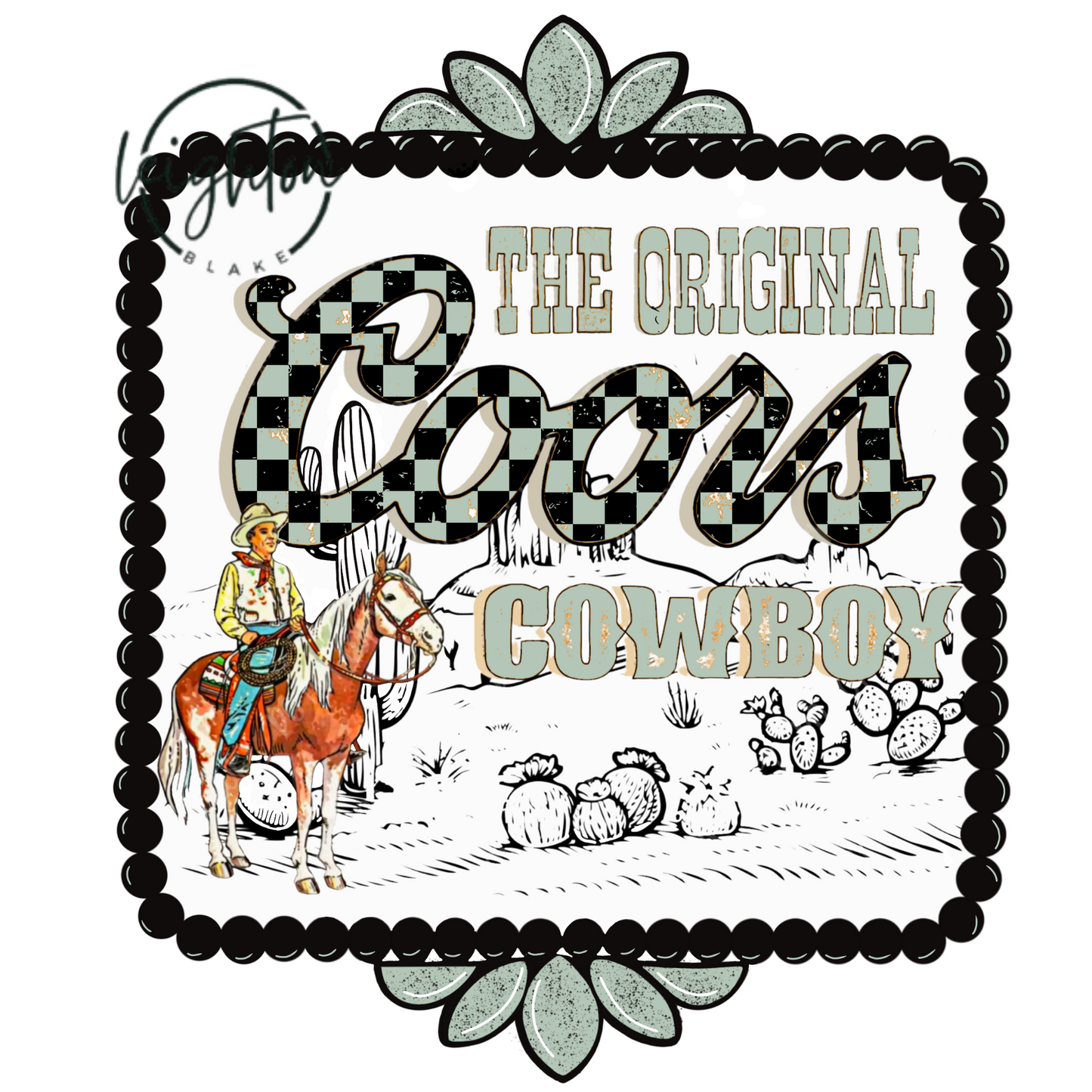 The Original Coors Cowboy PNG
