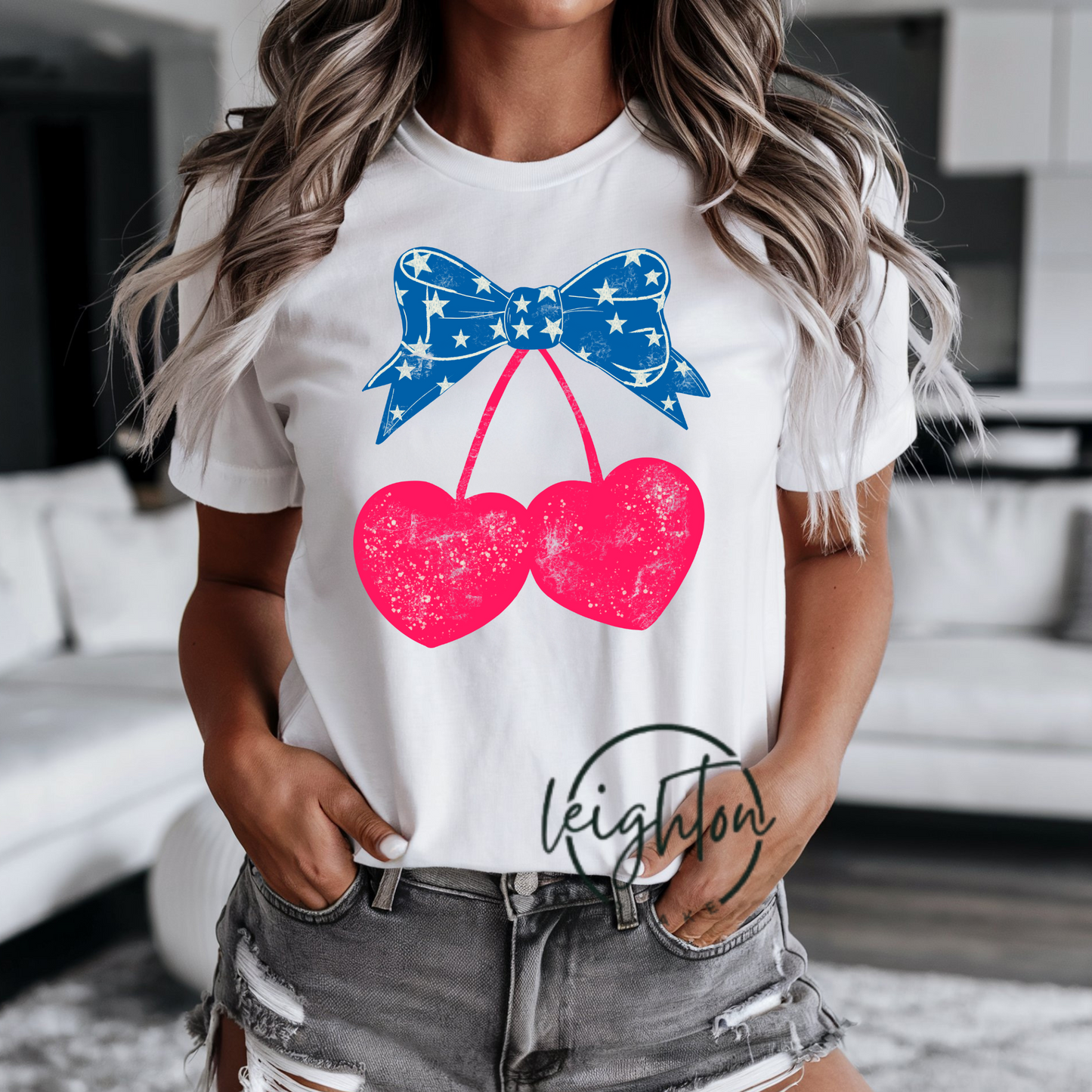 Patriotic Cherries Tee