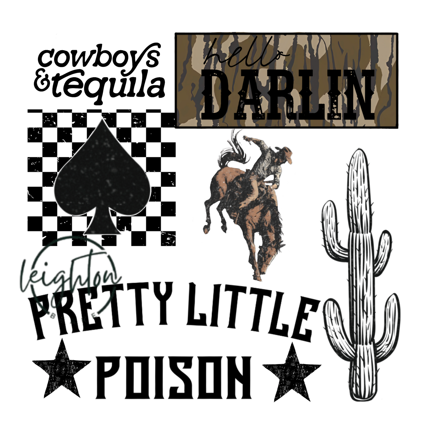 Western Pretty Little Poison PNG