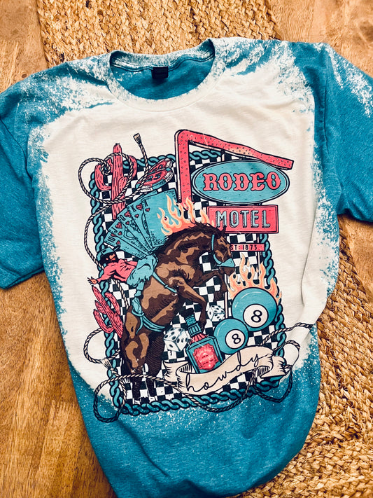 Rodeo Motel Bleached Tee