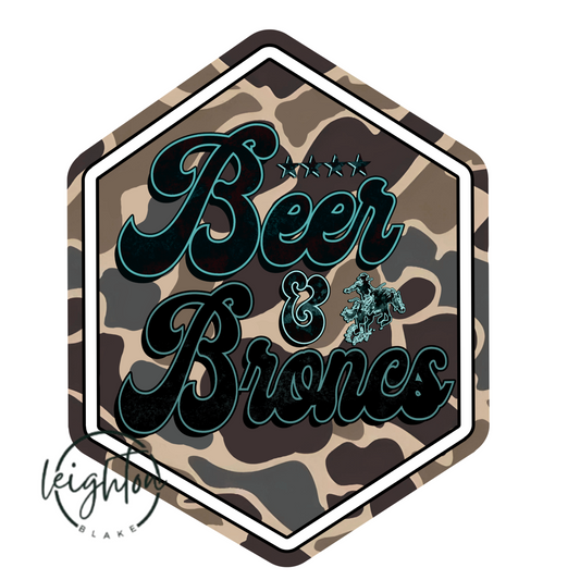 Beer & Broncs PNG