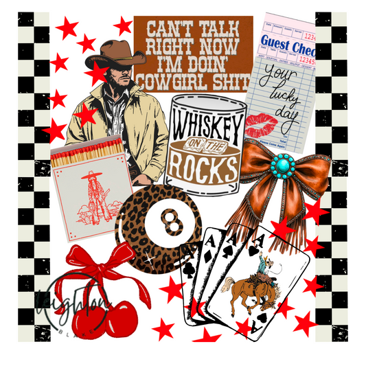 Western Collage PNG.