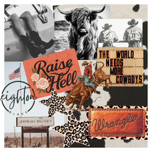 Western Collage PNG