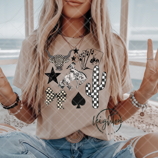 Western Collage Tee