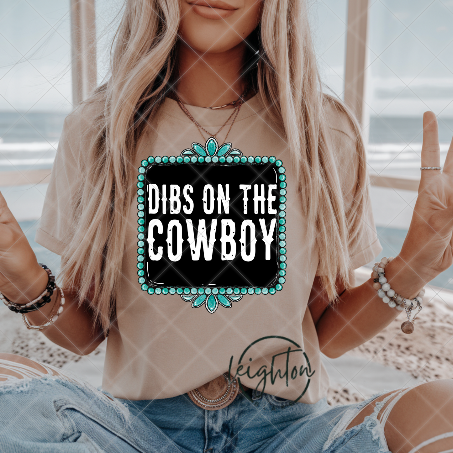 Western Dibs on Cowboy Tee