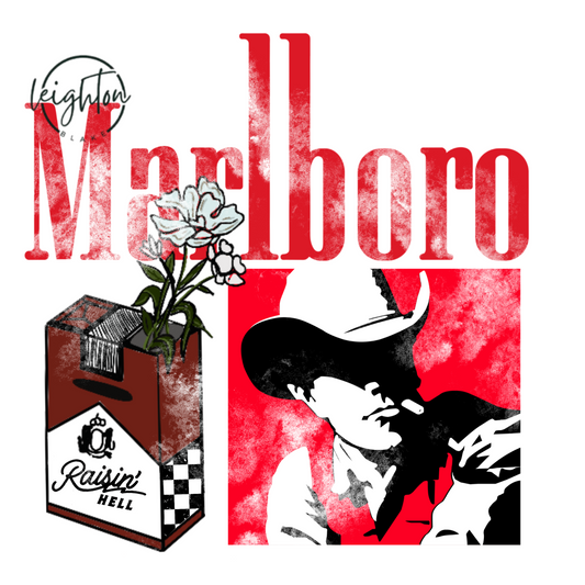 Grungy Western Marlboro PNG