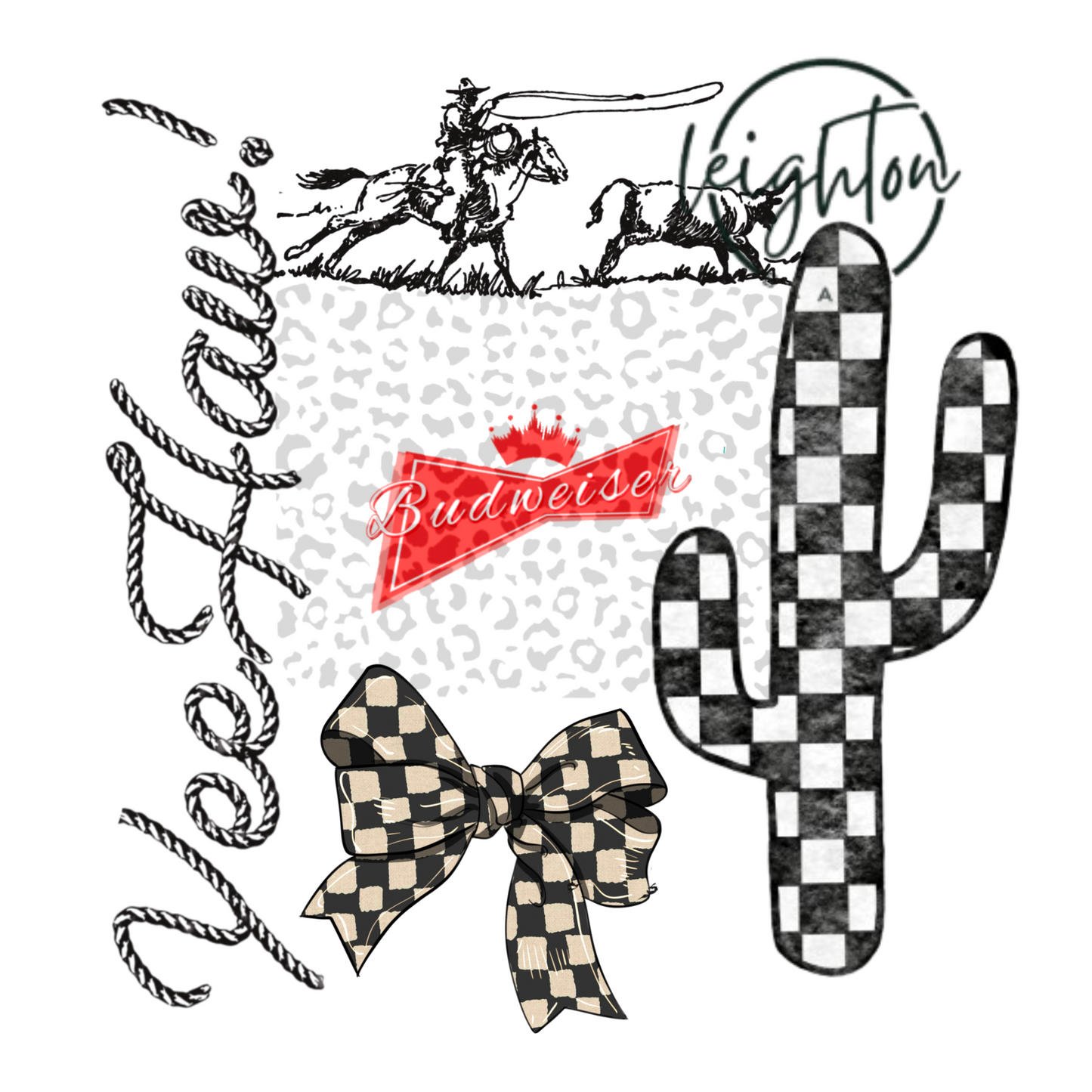 Western Yeehaw Collage PNG