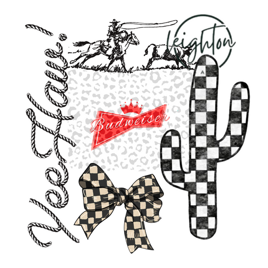 Western Yeehaw Collage PNG