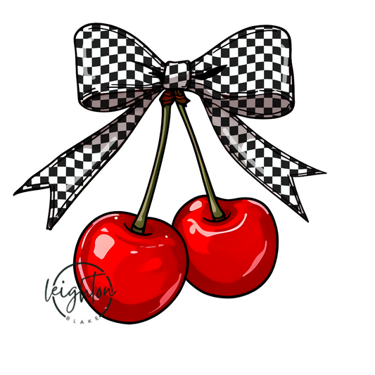 Checkered Cherries PNG