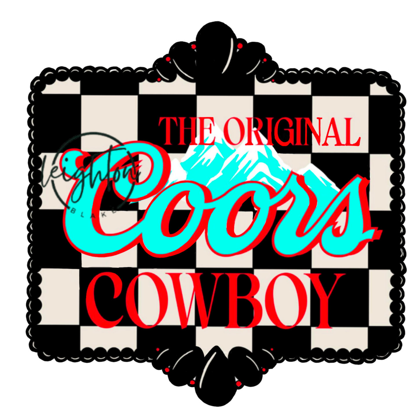 The Original Coors Cowboy PNG