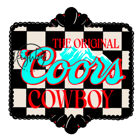 The Original Coors Cowboy PNG
