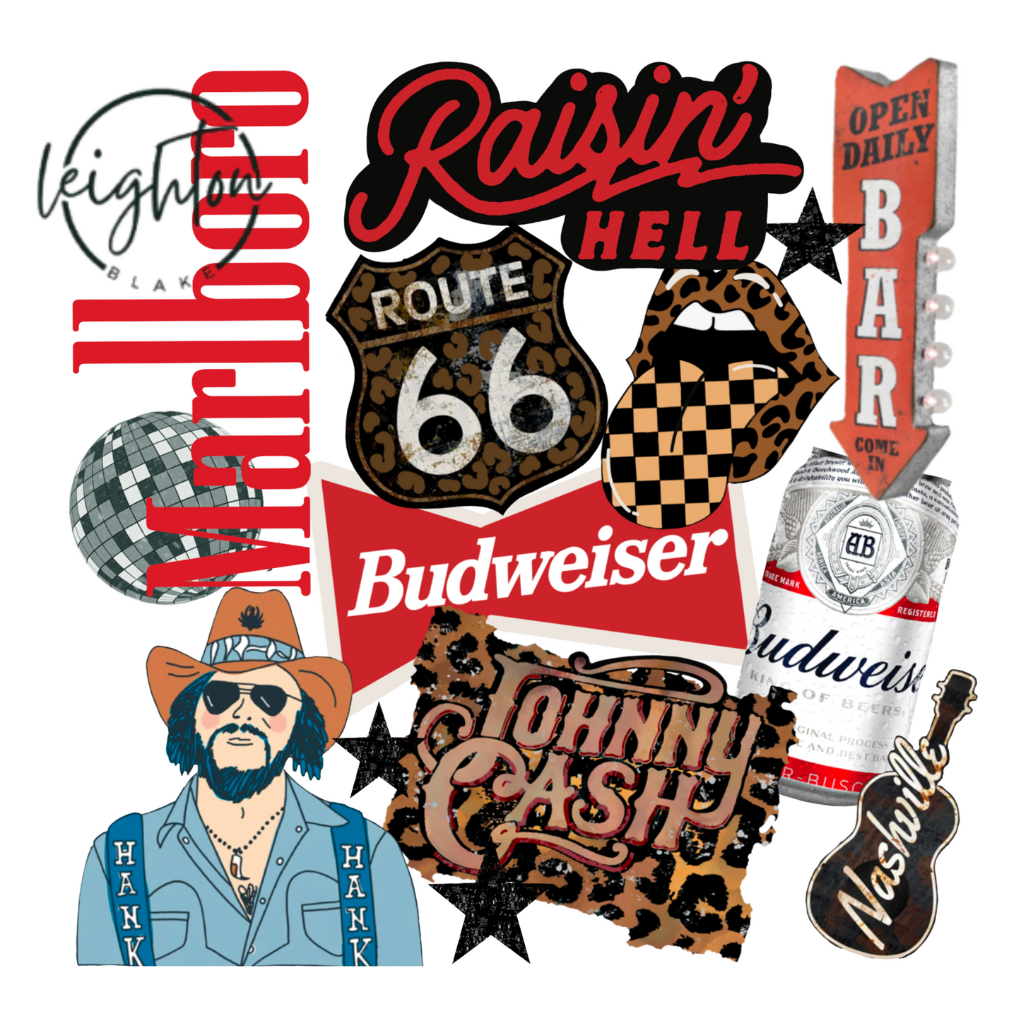 Western Hank Collage Png