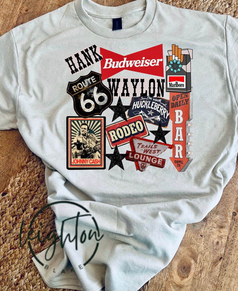 Western Collage Tee